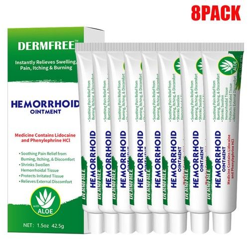 1~10X Hemorrhoids Remove Ointment Herbal Cream Relief Piles Pain Reduce Itching