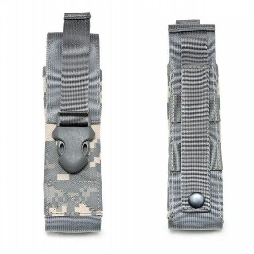 Flashlight Pouch Torch Holder Molle EDC Waist Bag Outdoor Camping Hiking Case