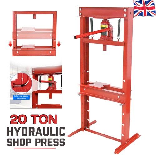 20 Ton Heavy Duty Hydraulic Press Machine Bench Workshop Garage Bearing Presses