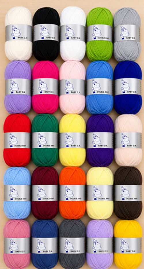 Woolyhippo DK Yarn 100% Acrylic  Double Knitting Soft Wool 100g Wool Crochet.