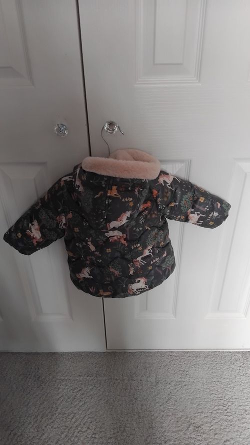 Gorgeous Next Baby Girls Padded Jacket. 6-9m. Great Condition — image 2