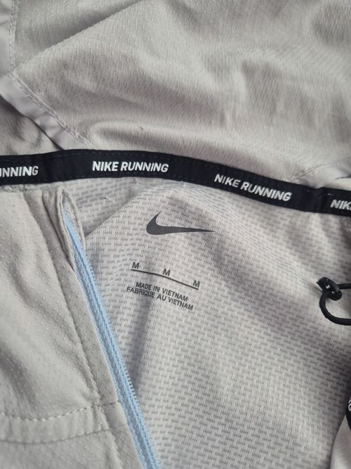 Nike Running Lightweight Hooded Jacket Men's Size M Orange Lilac Brown Full Zip — image 3