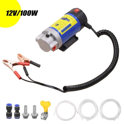 12V Electric Car Diesel Fuel Pump Oil Transfer Extractor Fluid Siphon Pump 100W — image 8
