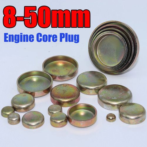 Engine Seal Plug Core Frost Freeze Cylinder Block Head From 8 - 50mm Zinc Plated
