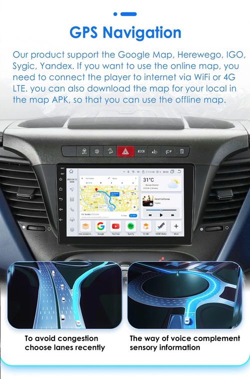 9"For Iveco Daily 2014-2021 Sat Nav GPS Car Stereo Android 14 Auto Car Play — image 8