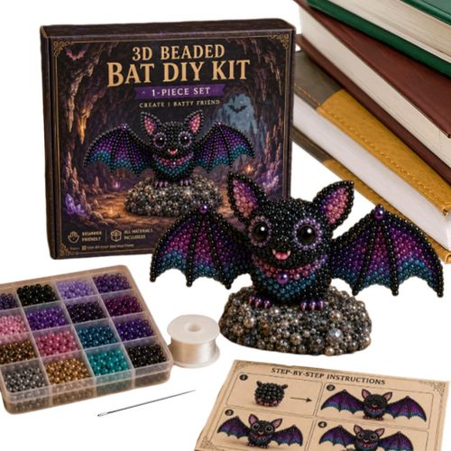Tiny 3D Beaded Animal DIY Kit, Easy DIY Beading Embroidery Kit For Beginners — image 3