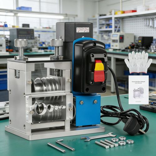 400W 1.5-30mm Electric Wire Stripper Automatic Cable Stripping Machine Peeler
