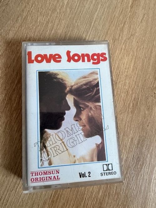 Love Songs Vol 2 Thomsun Original EN-1317 Cassette 1980s Rare UAE Compilation