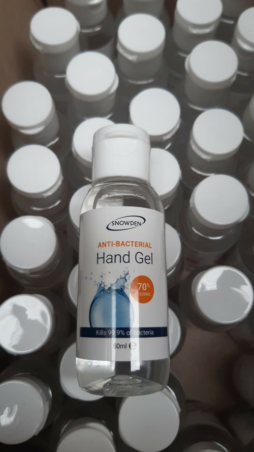 50 x TRAVEL SIZE 50 ML 70% ALCOHOL ANTIBACTERIAL HAND SANITISER READY TO USE — image 3