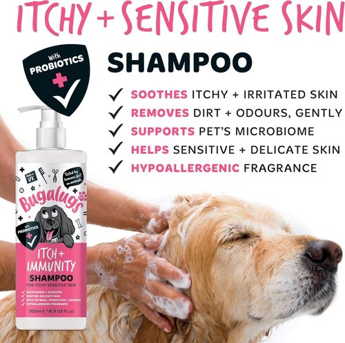 Bugalugs Itch & Immunity Dog Shampoo Sensitive Skin - Professional Pet Grooming — image 2