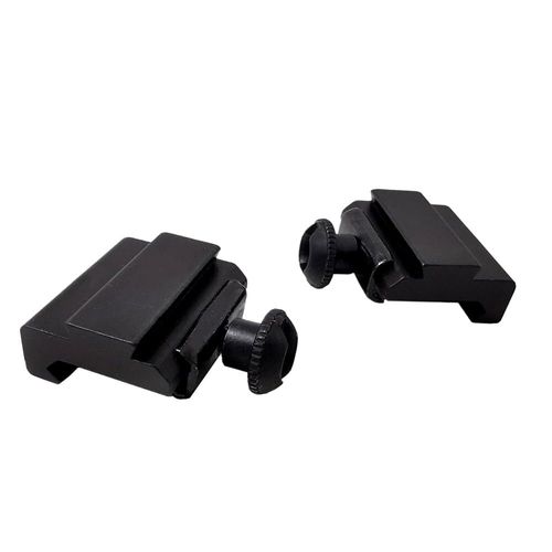 Set of 2 20mm to 11mm Dovetail Rail Base Adapter Scope Mount for Weaver Picat... — image 5