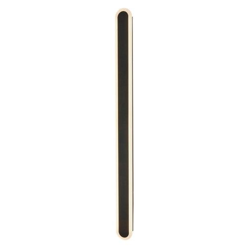 Litecraft Mitali CCT Outdoor Linear Wall Light Integrated LED - Black           