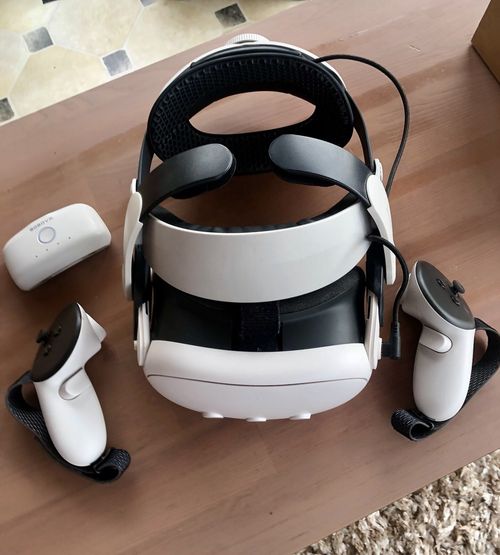 Meta Quest 3 512gb VR Headset with BOBO VR battery pack headstrap — image 2