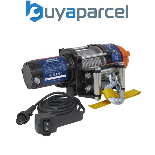 Sealey ATV1135 ATV/Quad Recovery Winch 1135kg (2500lb) Line Pull 12V — image 1