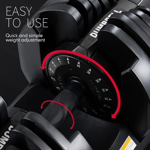 Adjustable Dumbbells Weights 24/40kg Pair Home Gym Fitness Equipment Workout Set — image 5