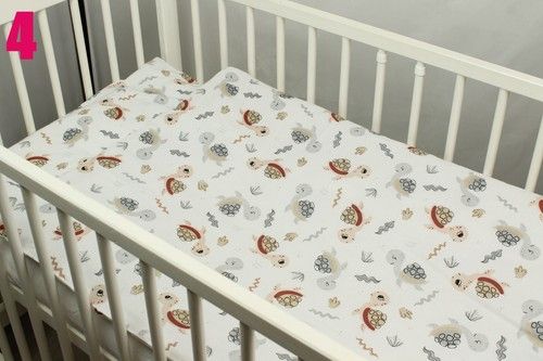 2 / 4 pcs  COT BEDDING SET DUVET QUILT PILLOW COVERS + FILLING bed 60x120 70x140