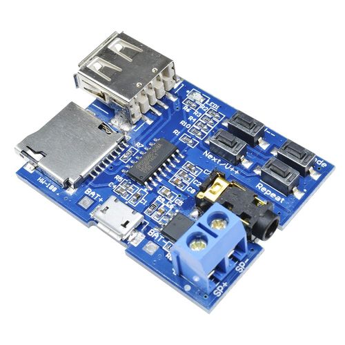 TF Card U Disk MP3 Format Decoder Board Aamplifier Decoding Audio Player Module — image 4