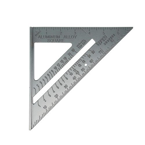  6'' Aluminium Alloy Roofing Rafter Square Triangle Angle Guide — image 1