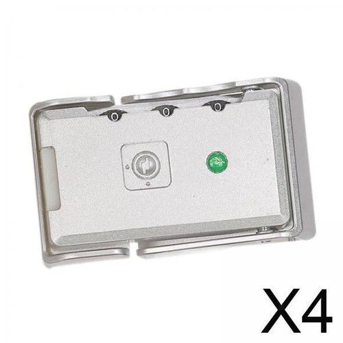 4xTravel Luggage Lock Replacement Fixed Lock Luggage Suitcase Combination Lock