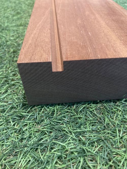 Exterior Door Frame Sill Cill Solid Sapele Hardwood 145mm x 45mm + PVC Bar — image 8
