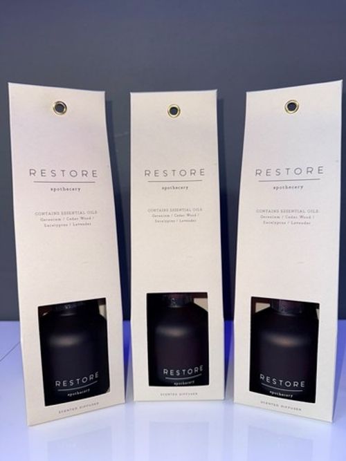 3 Rrp £17 M&S Restore Apothecary Reed Diffusers 100ml  Geranium. Cedar Wood Etc
