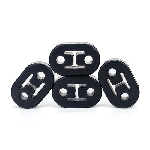 4X UNIVERSAL RUBBER EXHAUST MOUNTING EXHAUST HANGER 2 HOLE HEAVY DUTY HANGERS — image 7