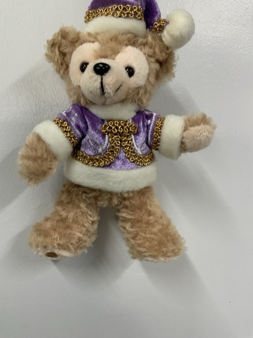 Disney Duffy Bear Plush Tokyo Disney Sea Christmas Doll Badge Keychain 16cm — image 3