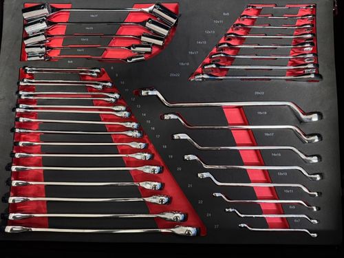 US PRO TOOL CHEST BOX WITH TOOLS TRAYS 13 DRAWER ROLLER CABINET 294 PC — image 8