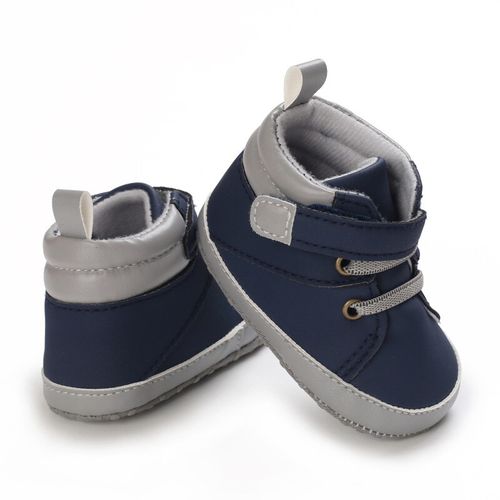 Newborn Baby Boy Pram Shoes Infant Toddler High Top PreWalker Trainers Sneakers — image 3