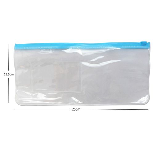 Clear Toiletry Bag x 100 ~ Bulk Buy Wholesale, PVC Exam Pencil Case Transparent — image 2