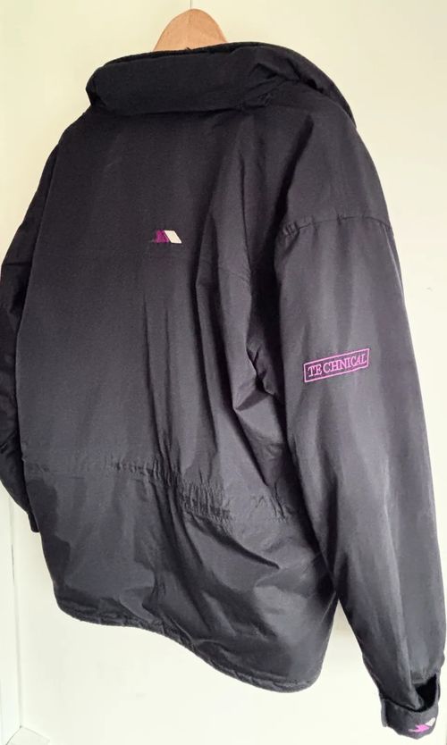 Trespass Womens Waterproof Coat Size L Navy Purple Fleece Lined Hooded Jacket — image 7