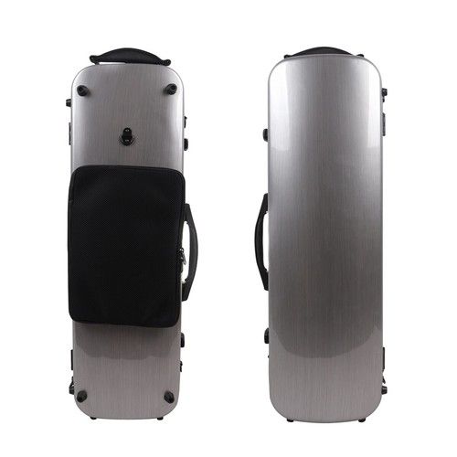 New 4/4 Violin Case Carbon Fiber Violin Box Strong Carry Protect Violin