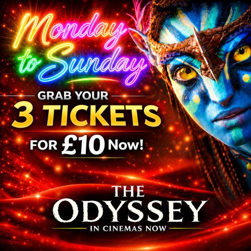 3 x Cineworld Cinema Tickets for £15 - Any Day, Any Location - Read Description