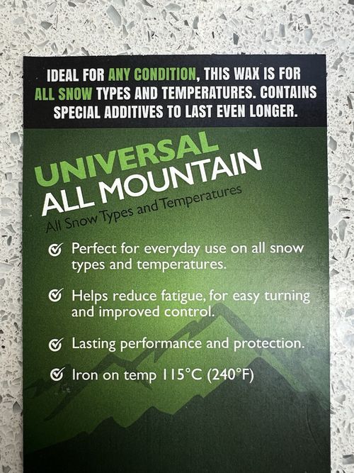 Datawax - Universal All Mountain Ski & Snowboard Wax — image 2