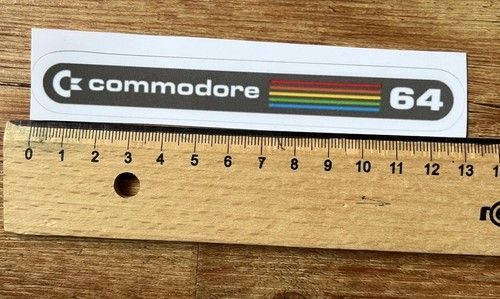 C= Commodore 64 - Cult Bread Bin Sticker Retro Vintage