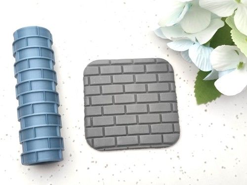 Brick Wall Texture Roller | For Jewellery Making – Polymer Clay Tools