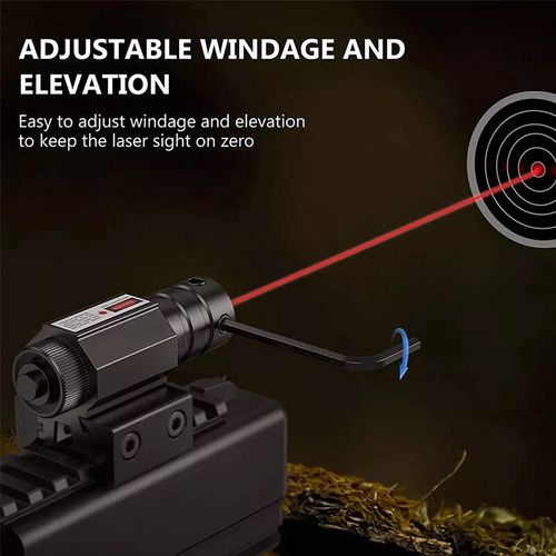 Tactical Red Lazer Beam Laser Dot Sight Scope Mount For Gun Rifle Pistol Hunting — image 5