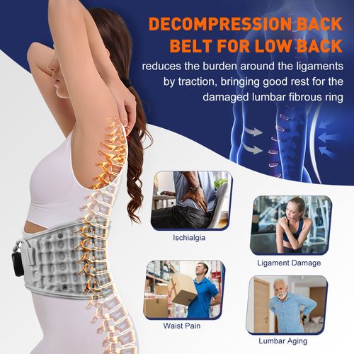 Back Decompression Belt Lumbar Support for Back Pain Relief Lower Back Traction — image 8