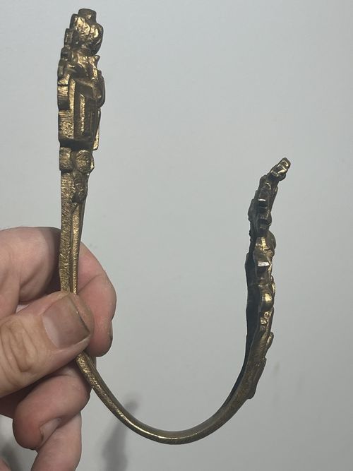 Rare 19thC Maison Christofle Ormolu Gilded Bronze Embrasses Rococo Sash Hooks — image 13