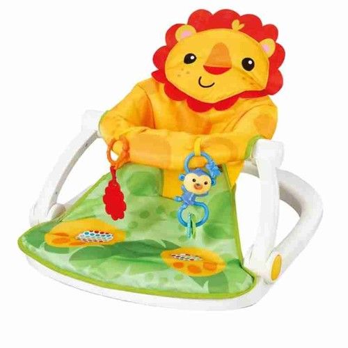 Foldable Baby Learn to sit me up Feeding Arm Chair – Portable Toddler Floor Seat