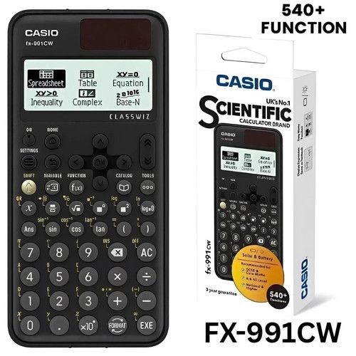 Casio FX-991CW+ Advanced Scientific Calculator UK version (Upgraded Fx-991cw)
