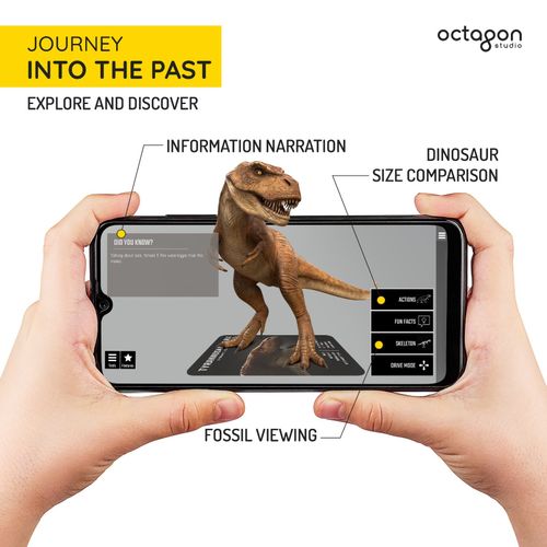 Dinosaur 4D+ AR Flashcards - Interactive 3D STEM Learning Toy Gift for Kids 4+ — image 8