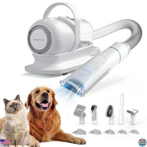 Neakasa P1 Pro Self Cleaning Dog Cat Grooming Kit with Vacuum Suction 13000 Pa