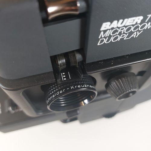 Bauer T 525 Microcomputer Duoplay Super 8 Projector w/ Schneider Xenovar... — image 7