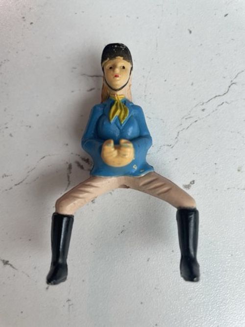 Schleich Toy Horse Rider Jockey Schleich Figure Horse Vintage
