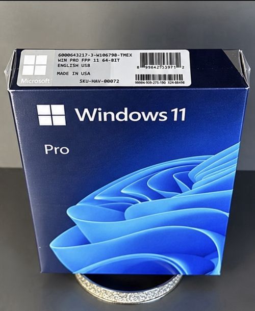 Microsoft Windows 11 Pro Retail Box Full Version 64-Bit USB Flash Drive Sealed — image 4