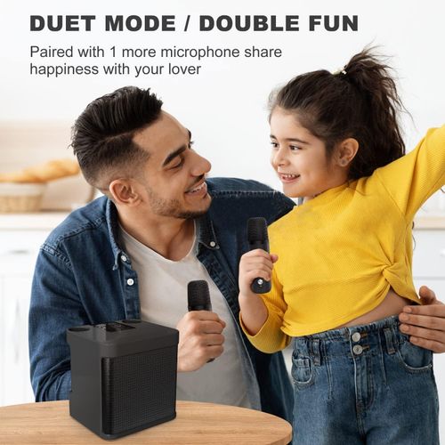 Wireless Bluetooth Speaker KTV Home Karaoke Singing Machine Dual Micphone — image 12