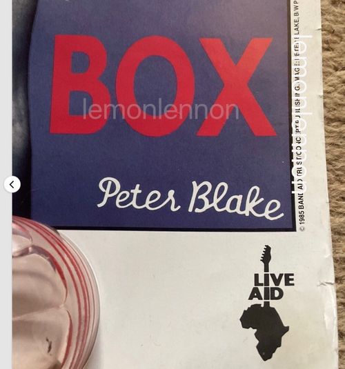 Original Peter Blake Designed Live Aid 1985 Concert Poster - Fully Copyrighted  — image 7