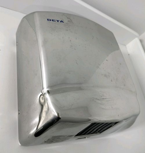 Electronic Hand Dryer Automatic Hot Air Blower Working Order Used — image 2