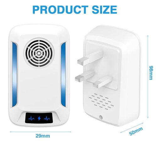 2 Pack Ultrasonic Pest Control Repeller Reject Rat Mouse UK Plug-in Mice Spider — image 2